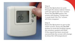 Rebinding the DT92E Wireless Room Honeywell Home Thermostat [upl. by Gerladina]