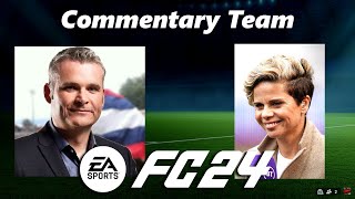 EA Sports FC 24 How To Set Guy Mowbray amp Sue Smith as Default Commentators [upl. by Aneekahs423]