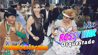 ROSSY WAR Mix Orquestado  A FLOR DE CUMBIA Orquesta ¡En VIVO  Viendo Es La Cosa 2024 [upl. by Llehcnom166]