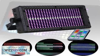 288 SMD Led Strobe Light RGB 3in1 8 Partition  White 8000K Review [upl. by Brenton361]