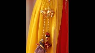 lehenga tassel Designs lehenga tassels viralvideo [upl. by Lunette]