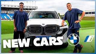 Real Madrid players receive new BMW cars [upl. by Araic]