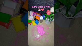 Omg slime warna pink carabuatslime videoshort [upl. by Barn]