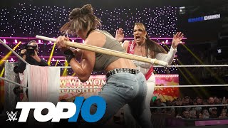 Top 10 Friday Night SmackDown moments WWE Top 10 Aug 16 2024 [upl. by Elvyn274]