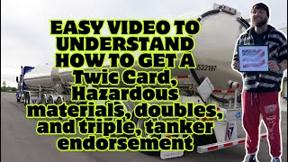 How EASY amp HOW MUCH To Get A Twic CardHazardous materialsTankersdoublestriples endorsement ￼￼ [upl. by Nichols917]