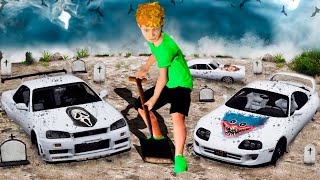 ENCONTRANDO MINI CARROS ENFERRUJADOS de CRIANÇAS no HALLOWEEN do GTA 5👻🎃 [upl. by Nemzzaj]