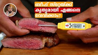 BEEF STEAK COOKING HOW TO COOK BEEF STEAKPERFECT STEAK COOKING EASY STEAK RECIPE SCOTCH FILLET [upl. by Naji]