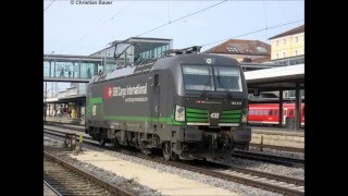 Anfahrsound BR 193 Vectron 193 209 auf Triebfahrzeugfahrt in Regensburg [upl. by Oicinoid]