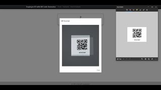 Employee ID Card Generator with QR Code in Django DEMO [upl. by Sissy]