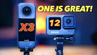 GoPro Hero 12 vs Insta360 X3 Comparison Which should you REALLY buy [upl. by Gnoc]