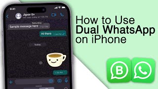 How to Use dual WhatsApp in iPhone 2024 [upl. by Akit939]