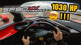 EXCLUSIVE POV   FERRARI SF90XX STRADALE   770000€  FAST DRIVE IN FIORANO [upl. by Ahsened]