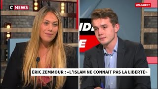 Rose Ameziane vs Stanislas Rigault  la laïcité cest la discrétion religieuse [upl. by Naivat]