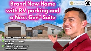 Las Vegas Brand New SingleStory Home  RV Parking  Next Gen®  Lennar [upl. by Rakia]