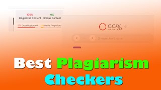 Top 5 Best Plagiarism Checkers 2024  Accurate amp Free Tools Reviewed [upl. by Joaquin]