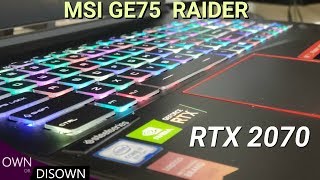 MSI GE75 Raider 8SF RTX 2070 FULL REVIEW [upl. by Venuti]