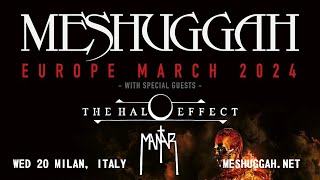 Meshuggah  bleed LiveAlkatraz club Milano 2024 [upl. by Pearman547]