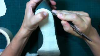 How to make shoes How to make a pattern of shoe midsole [upl. by Ahsimal]