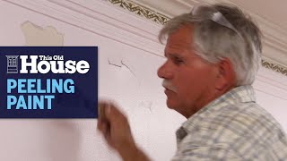 How to Remove Peeling Paint  This Old House [upl. by Edyaj]