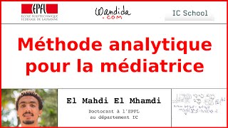 Méthode analytique pour la médiatrice  El Mahdi El Mhamdi [upl. by Irme89]