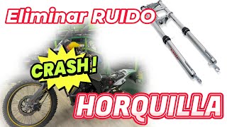 VOGE 300 RALLY 🔧 RUIDO DE HORQUILLA Y HOLGURA [upl. by Ylloj]