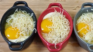 Recette des œufs cocotte au 4 fromages [upl. by Alleacim6]