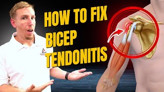 How to Fix Bicep Tendonitis Test and 3 Exercises to Relieve Pain Fast [upl. by Stark]