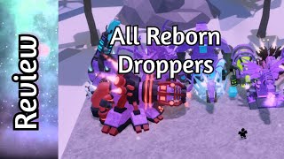 Reviewing All Droppers  Miners Haven [upl. by Ahsimed]