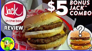 Jack In The Box®  Bonus Jack™ Combo  Food Review 🤡🍔💵 [upl. by Azilanna]