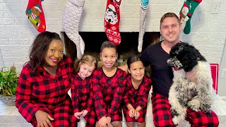 Christmas traditions with our Interracial Kids 🎄 Family Vlog [upl. by Bodkin]