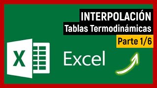 INTRO  Interpolacion tablas termodinamicas  Parte 1 [upl. by Alolomo]