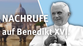 NACHRUFE auf Benedikt XVI [upl. by Nhguav392]