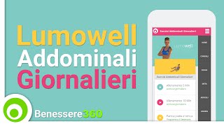 Addominali Giornalieri Lumowell  Benessere360  App Android ed Apple iOS [upl. by Suzi]