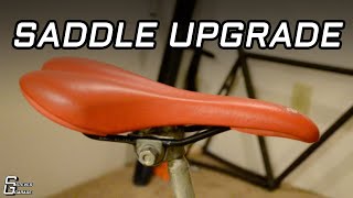 Remove and Install Bike Saddle  1970 Chicago Schwinn [upl. by Diraj283]