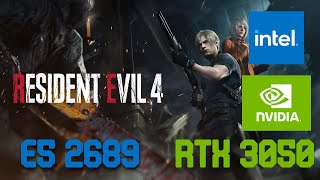 Xeon 2689  RTX 3050  Resident Evil 4 Remake [upl. by Kele]