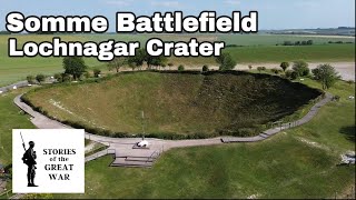 The Lochnagar Crater on the Somme Battlefield [upl. by Ahtekal]