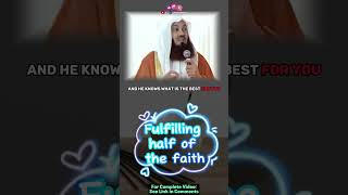 Single in Islam Dont Panic Heres how Marriage COMPLETES Your Faith  Mufti Menk  Spiritual Way [upl. by Blain]