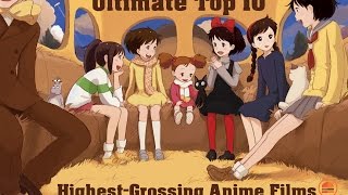 The Ultimate Highest Grossing Anime Movies Worldwide  Top 10 [upl. by Imaon212]