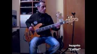 Ejercicios de bajo  quotColibriquot Bass Cover [upl. by Cacka]