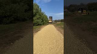 How to tail gate gravel with a dump truck Hammer is laying it down hammertime tailgate redbull [upl. by Greenebaum]