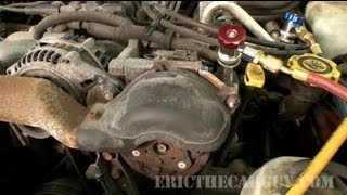 How To Find and Repair AC Leaks  EricTheCarGuy [upl. by Sirod]