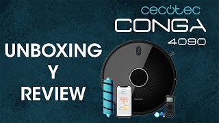 Cecotec Conga 4090  Robot Aspirador  Review [upl. by Skeie456]