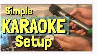 Karaoke Setup  for home  super easy 2022 [upl. by Oliviero]