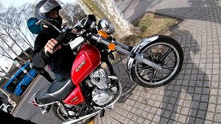 ¿COMO ANDAR EN MOTO SIN MORIR EN EL INTENTO ⚠ PRINCIPIANTE ⚠ Suzuki GN 125cc [upl. by Jamie]