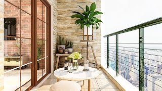 50 Design inspirations a Stunning Minimalist House Balcony Ideas [upl. by Dace]