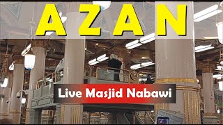 Azan Maghrib Masjid AL Nabawi  Live Makkah Today  Azan Masjid Nabawi [upl. by Lertnom]