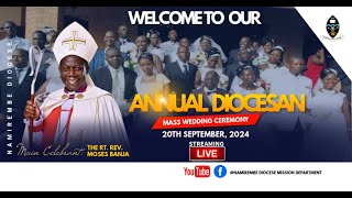 ANNUAL DIOCESAN MASS WEDDING 2024 AT NAMIREMBE CATHEDRAL  PART 2 [upl. by Lenhard]