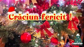 🎀SĂRBĂTORI FERICITE 🎄 CRĂCIUN FERICIT ⛄LA MULȚI ANI  Felicitări urări și mesaje de Crăciun [upl. by Coit]