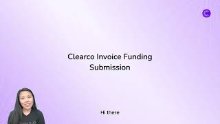 How to submit an InvoiceReceipt  Clearco [upl. by Lundquist]