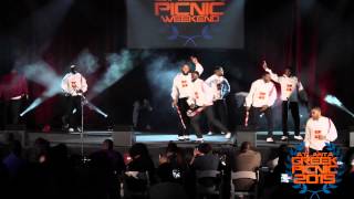 Kappa Alpha Psi WINS 2015 Atlanta Greek Picnic 10000 step show Morehouse [upl. by Yrahk]